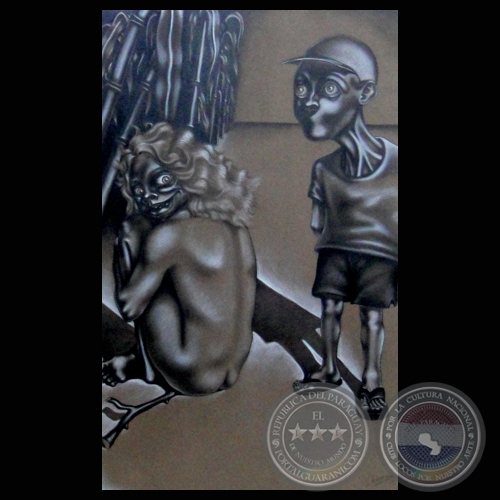 JASYJATERE - Serie: MITOLOGÍA GUARANÍ - Obra de FERNANDO JAVIER ACHUCARRO